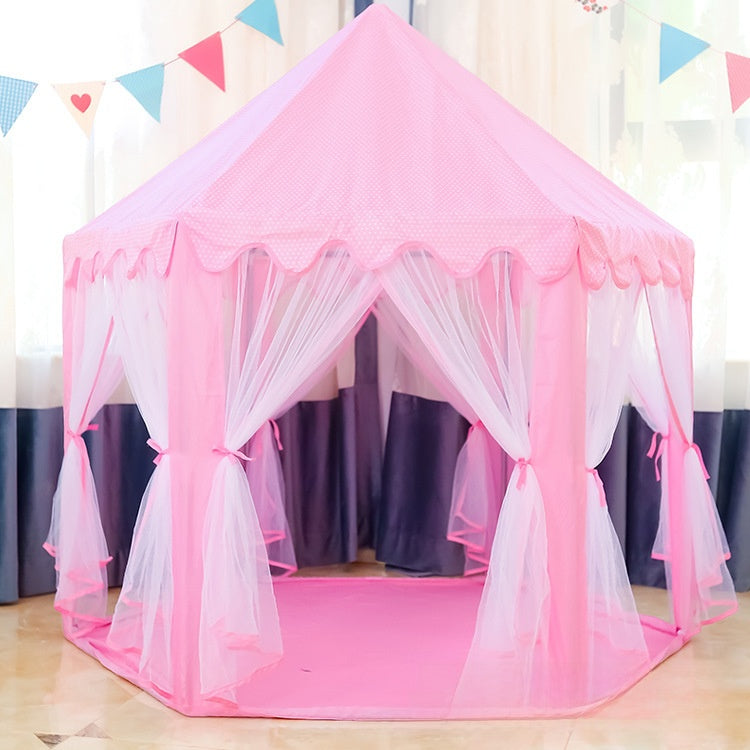 Hexagonal Children Play Tent with Mesh Windows