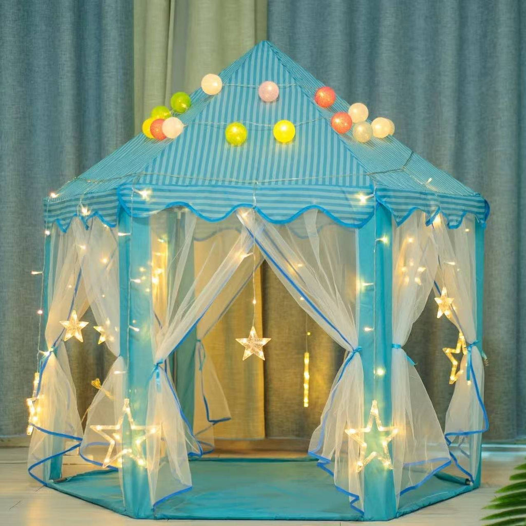 Hexagonal Children Play Tent with Mesh Windows